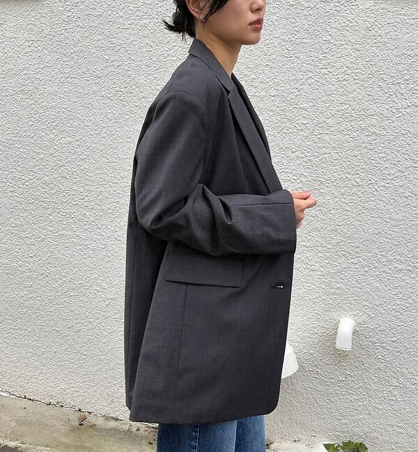 Rouge vif「【MICA&DEAL /マイカアンドディール】big tailored JK ビ」|テーラードジャケット|