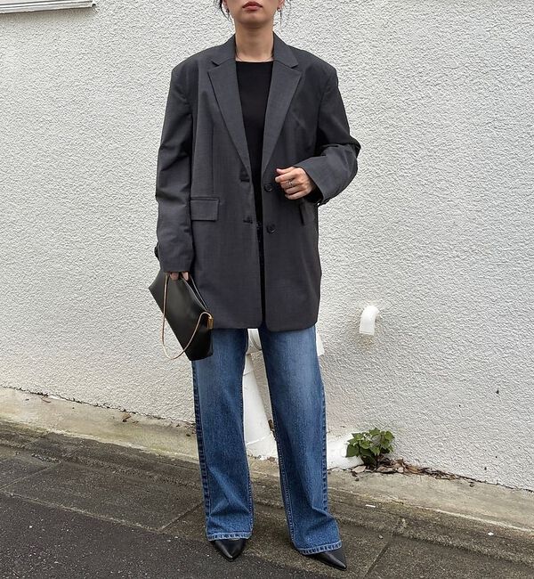 Rouge vif「【MICA&DEAL /マイカアンドディール】big tailored JK ビ」|テーラードジャケット|