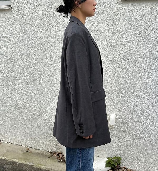 Rouge vif「【MICA&DEAL /マイカアンドディール】big tailored JK ビ」|テーラードジャケット|
