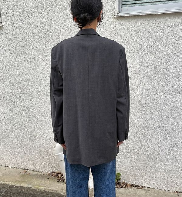 Rouge vif「【MICA&DEAL /マイカアンドディール】big tailored JK ビ」|テーラードジャケット|