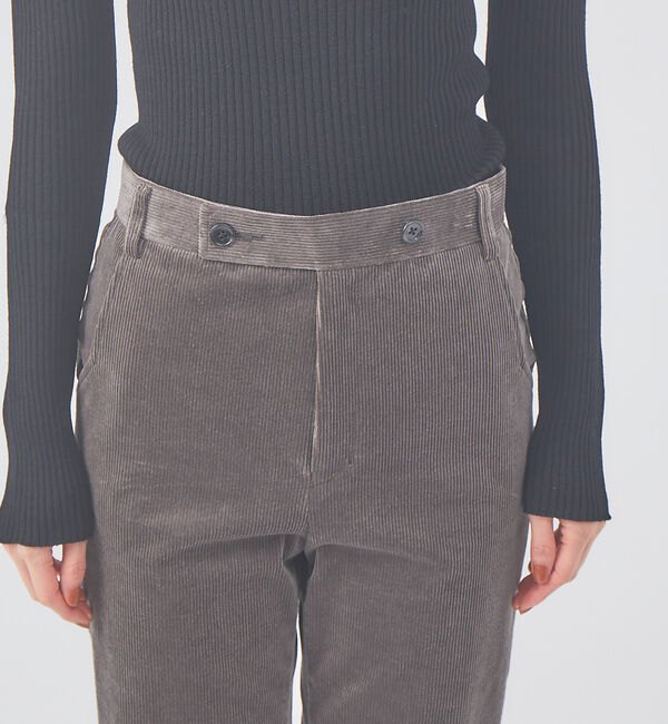 qualite「セミストレートコールパンツ」|その他|