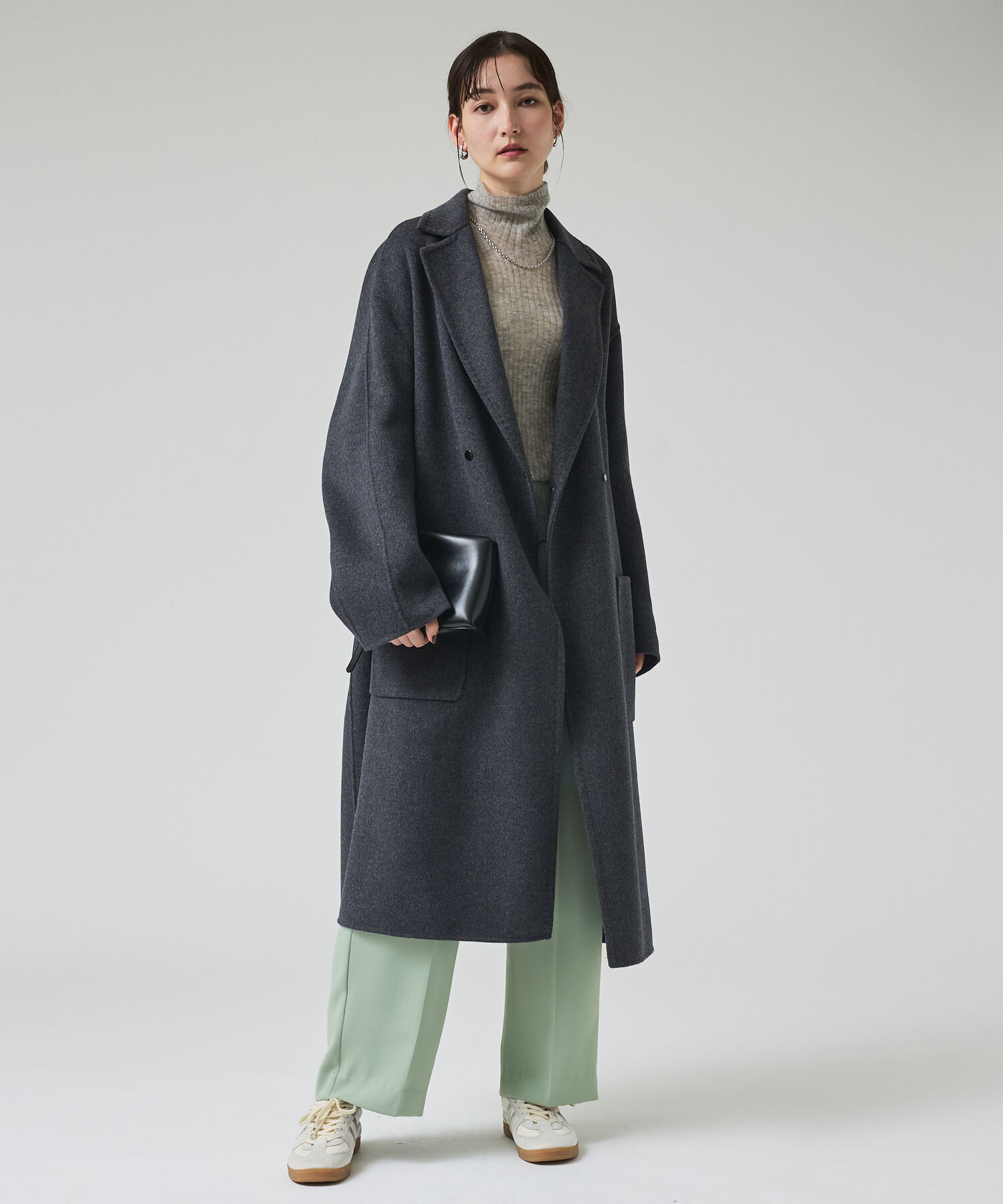 qualite「マットサテンストレートパンツ」|その他|