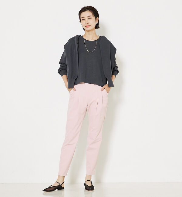 qualite「【25SS】2WAYストレッチタックパンツ」|その他|