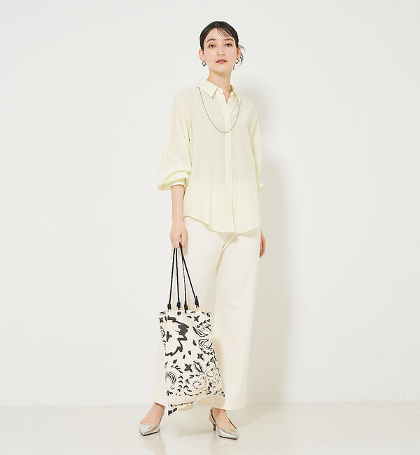 qualite「カシュクールレギュラーシャツ」|シャツ・ブラウス|