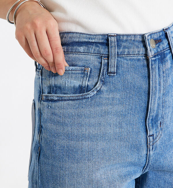 qualite「【Healthy DENIM】Tallow(タロー)ハイライズストレートデニム」|デニム|