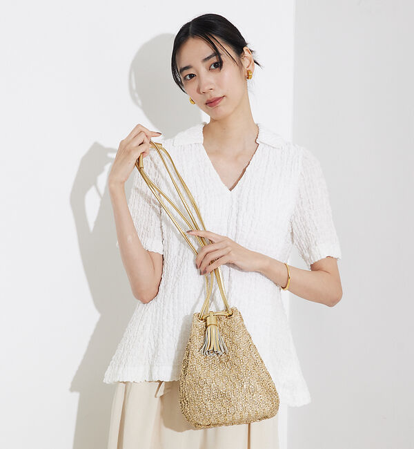 qualite「ペプラムシャツ」|Tシャツ・カットソー|
