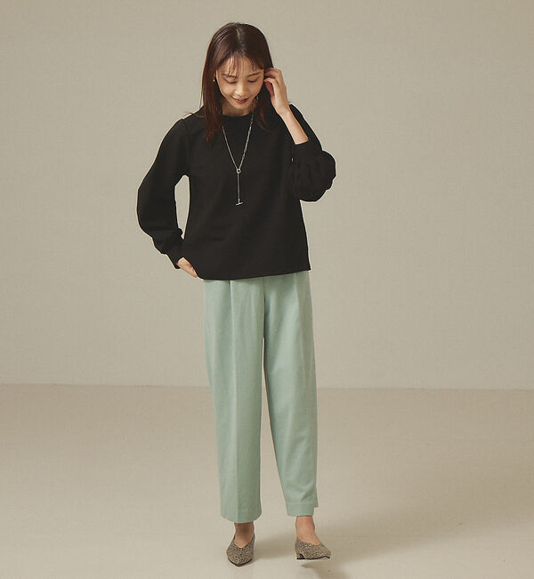 abahouse mavie「【前後着用可】カットジョーゼット2WAYプルオーバー」|Tシャツ・カットソー|