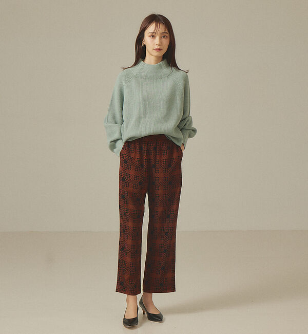 abahouse mavie「モックネックプルオーバー」|ニット・セーター|