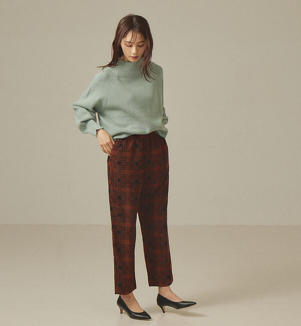 abahouse mavie「モックネックプルオーバー」|ニット・セーター|