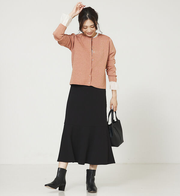 abahouse mavie「カットジョーゼットマーメイドスカート」|スカート|