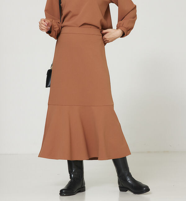abahouse mavie「カットジョーゼットマーメイドスカート」|スカート|