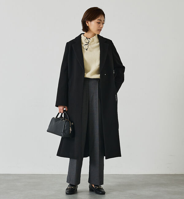 abahouse mavie「ベルト付きロングコート」|その他|