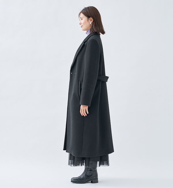 abahouse mavie「ベルト付きロングコート」|その他|
