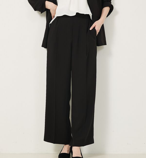 abahouse mavie「【エニデイカセット・サマー】ジョーゼットストレートパンツ」|その他|