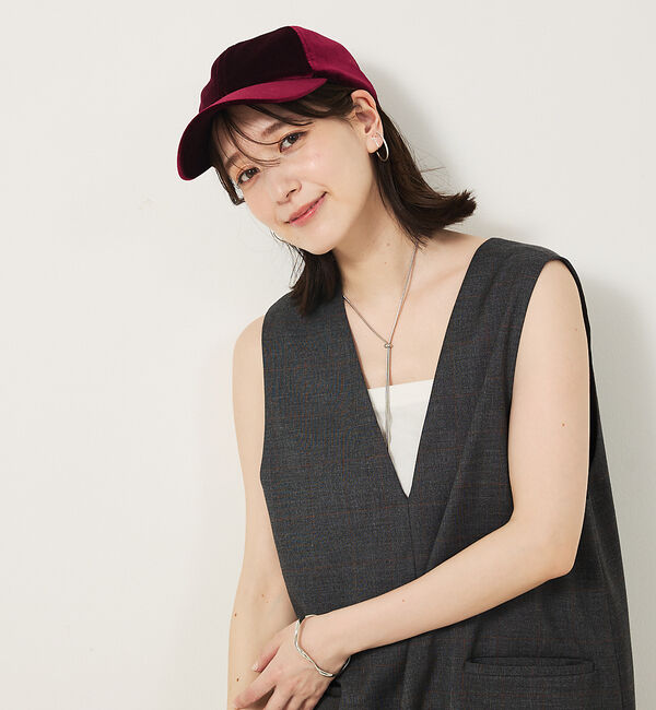 abahouse mavie「ベロア キャップ」|その他|