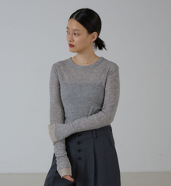 NOMINE「ダブルスリーブ シアー ロンT」|Tシャツ・カットソー|