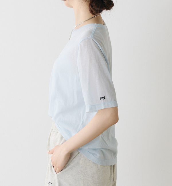 「シアーシンプルTシャツ」|プルオーバー|