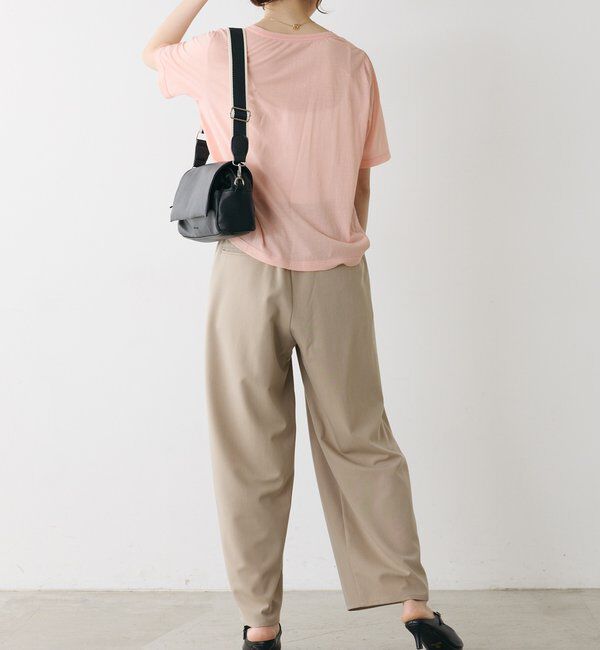  「シアーシンプルTシャツ」|プルオーバー|