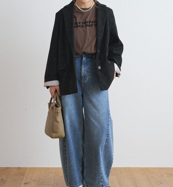  「バレルシルエットデニムパンツ」|その他|