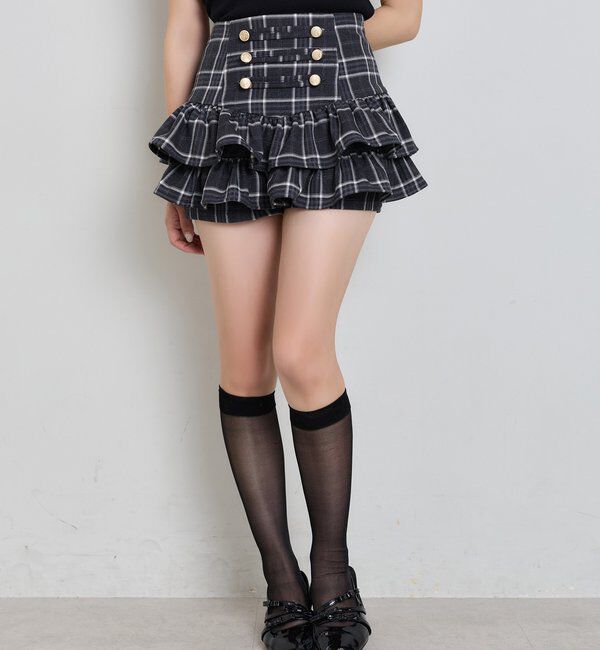 one after another NICE CLAUP「【SMサイズ展開】ナポレオンフリルミニスカート」|スカート|