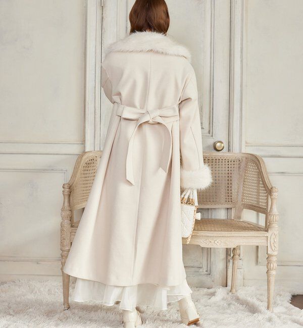 one after another NICE CLAUP「【リバイバル/SMサイズ展開あり】フェイクファー付マルチロングコート」|その他|