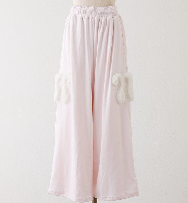 one after another NICE CLAUP「【セットアップ可能/SMサイズ展開】ロゴカットパンツ」|チノ|