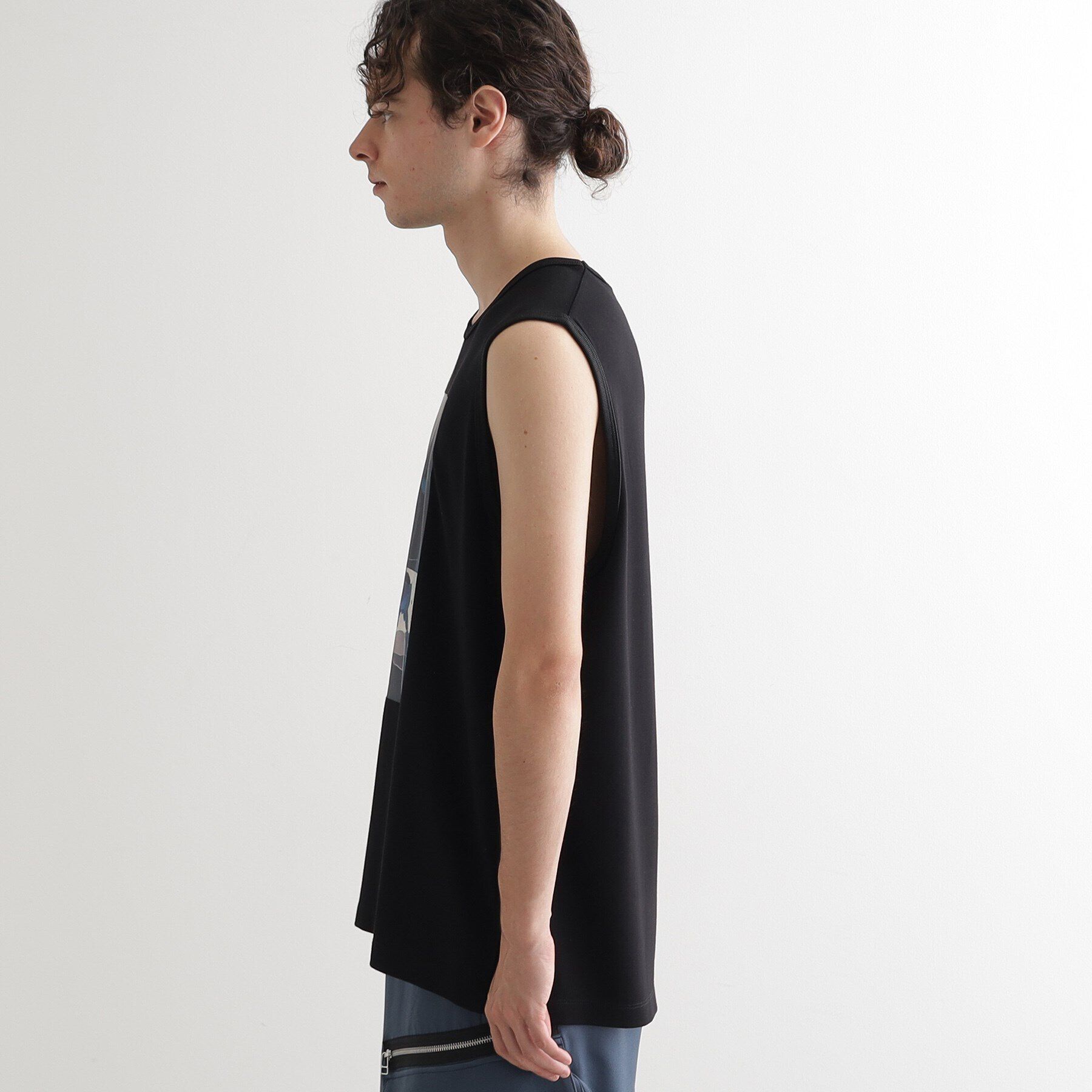 tk.TAKEO KIKUCHI「ウォーターグラフィックノースリーブ」|Tシャツ・カットソー|