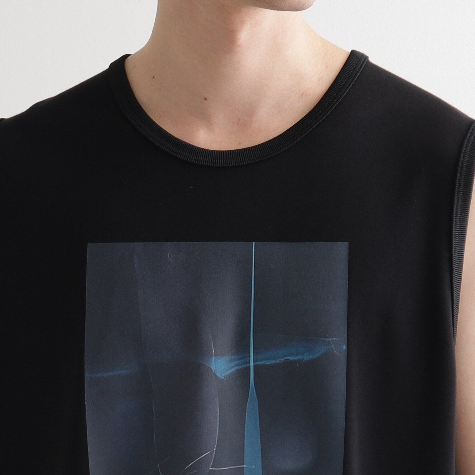tk.TAKEO KIKUCHI「ウォーターグラフィックノースリーブ」|Tシャツ・カットソー|