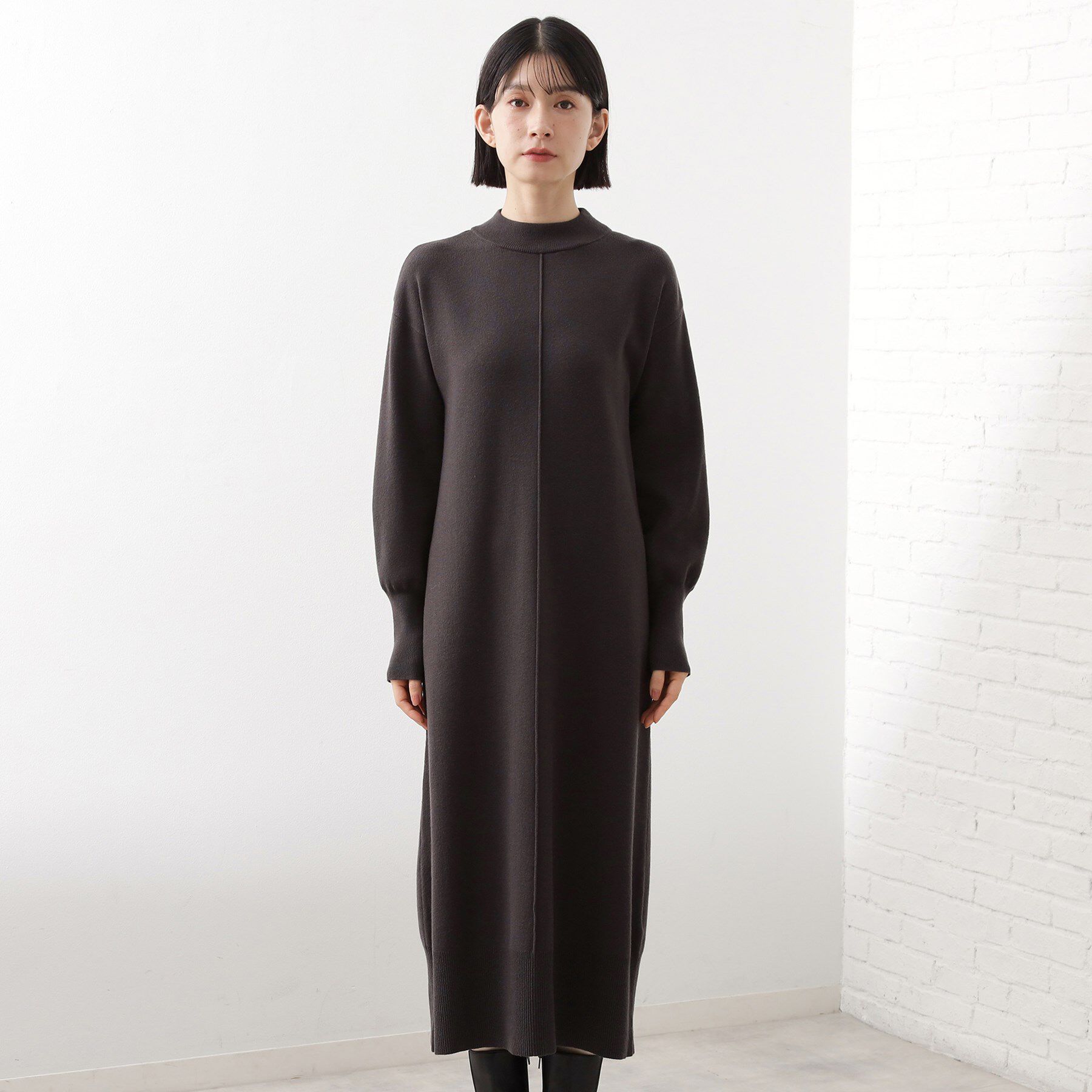 THE SHOP TK「優秀ふわふわベスト＆ニットワンピース【毛玉になりにくい/静電気防止/洗える】」|ワンピース|