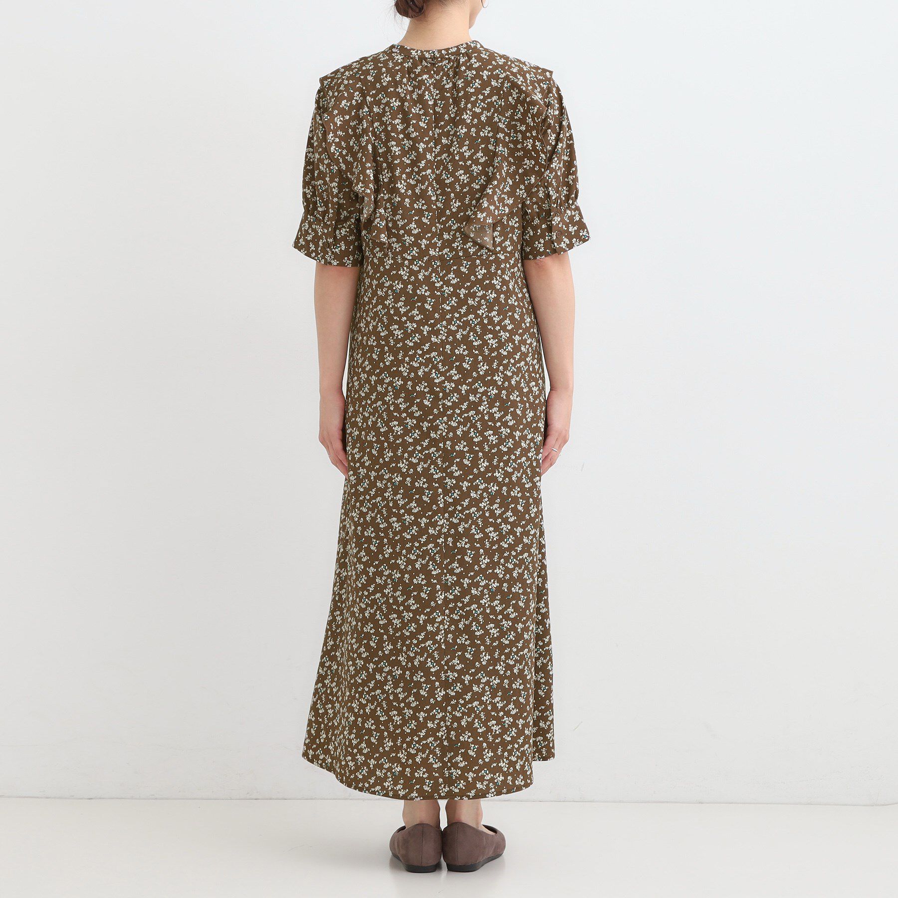 SHOO･LA･RUE「【S-LL】クラシカルな 花柄ワンピース」|ワンピース|