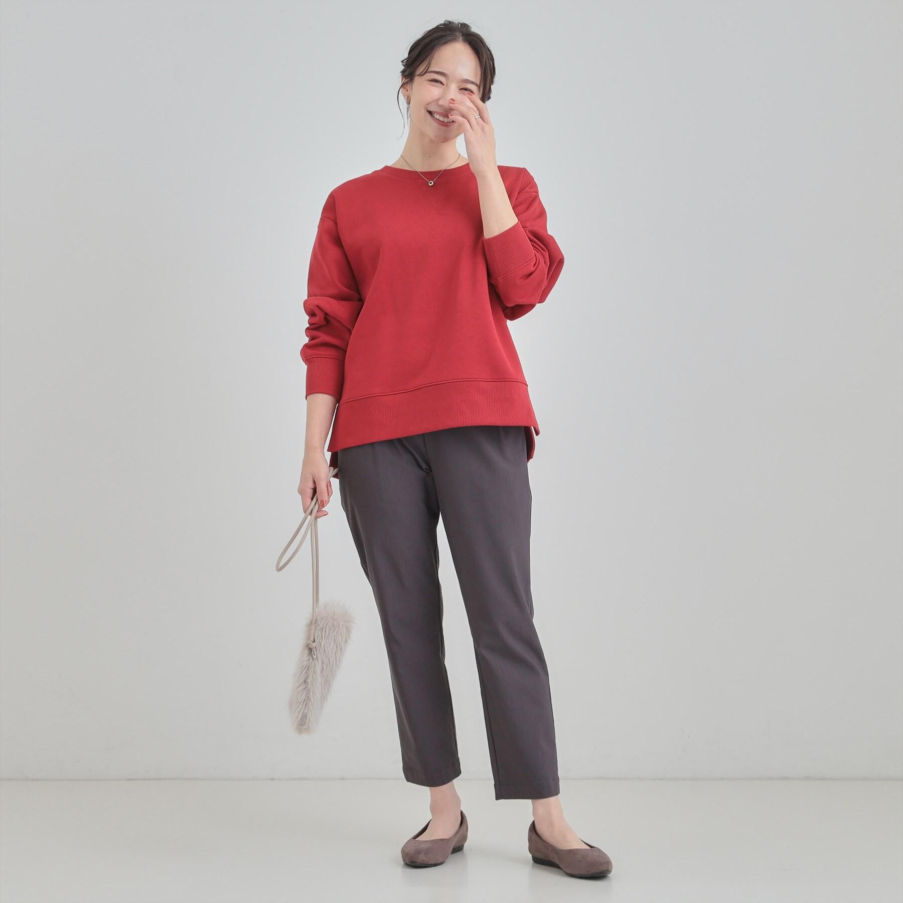 SHOO･LA･RUE「【高レビュー/洗濯機可/SS-LL】あったか裏起毛 のびのびストレッチ テーパードパンツ」|その他|