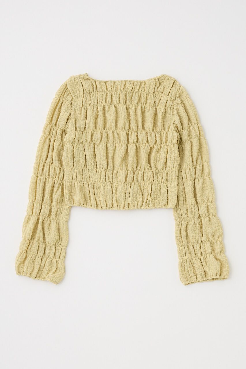 MOUSSY「SHIRRING カーディガン」|Tシャツ・カットソー|