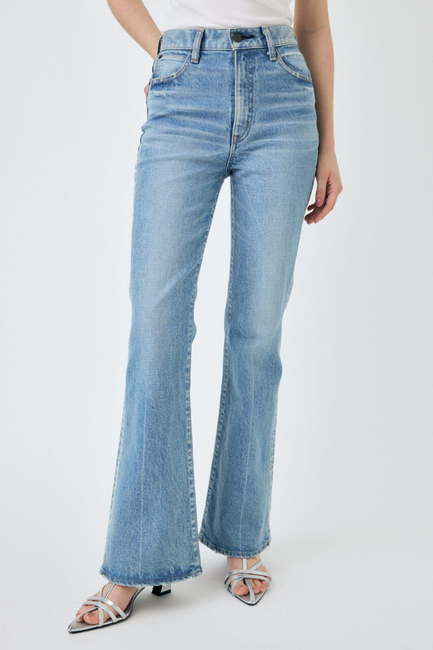 MOUSSY「MVS L/BLU FLARE」|デニム|