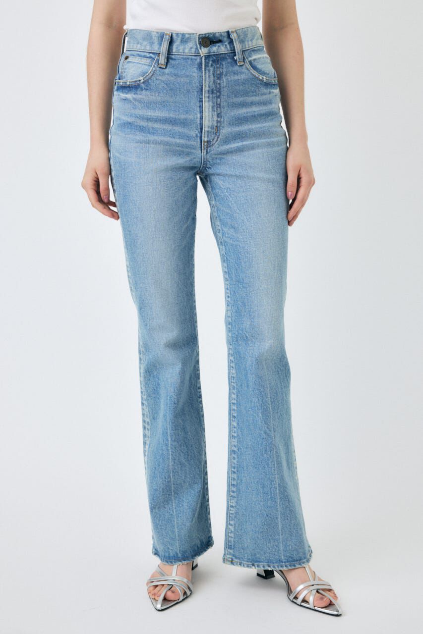 MOUSSY「MVS L/BLU FLARE」|デニム|