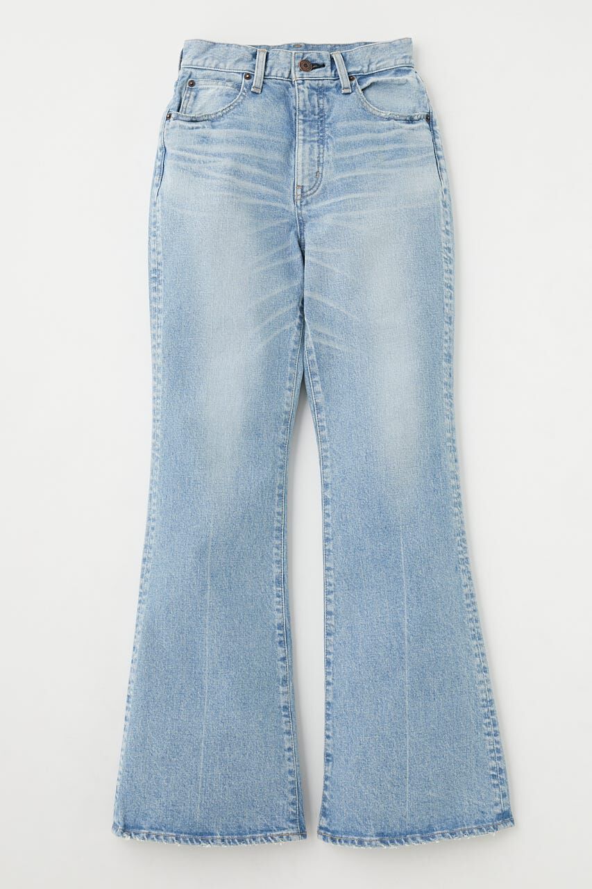 MOUSSY「MVS L/BLU FLARE」|デニム|
