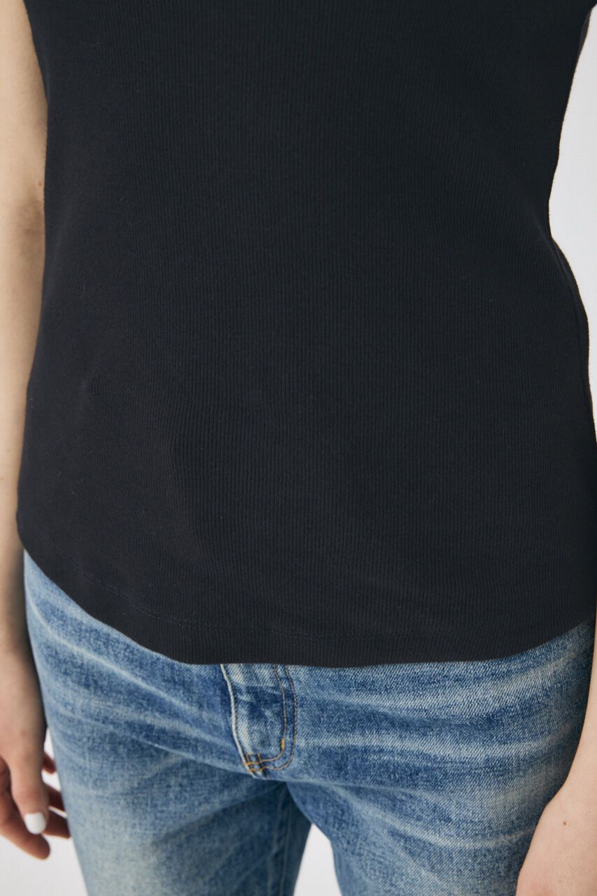 MOUSSY「BASIC RIB タンクトップ」|タンクトップ|