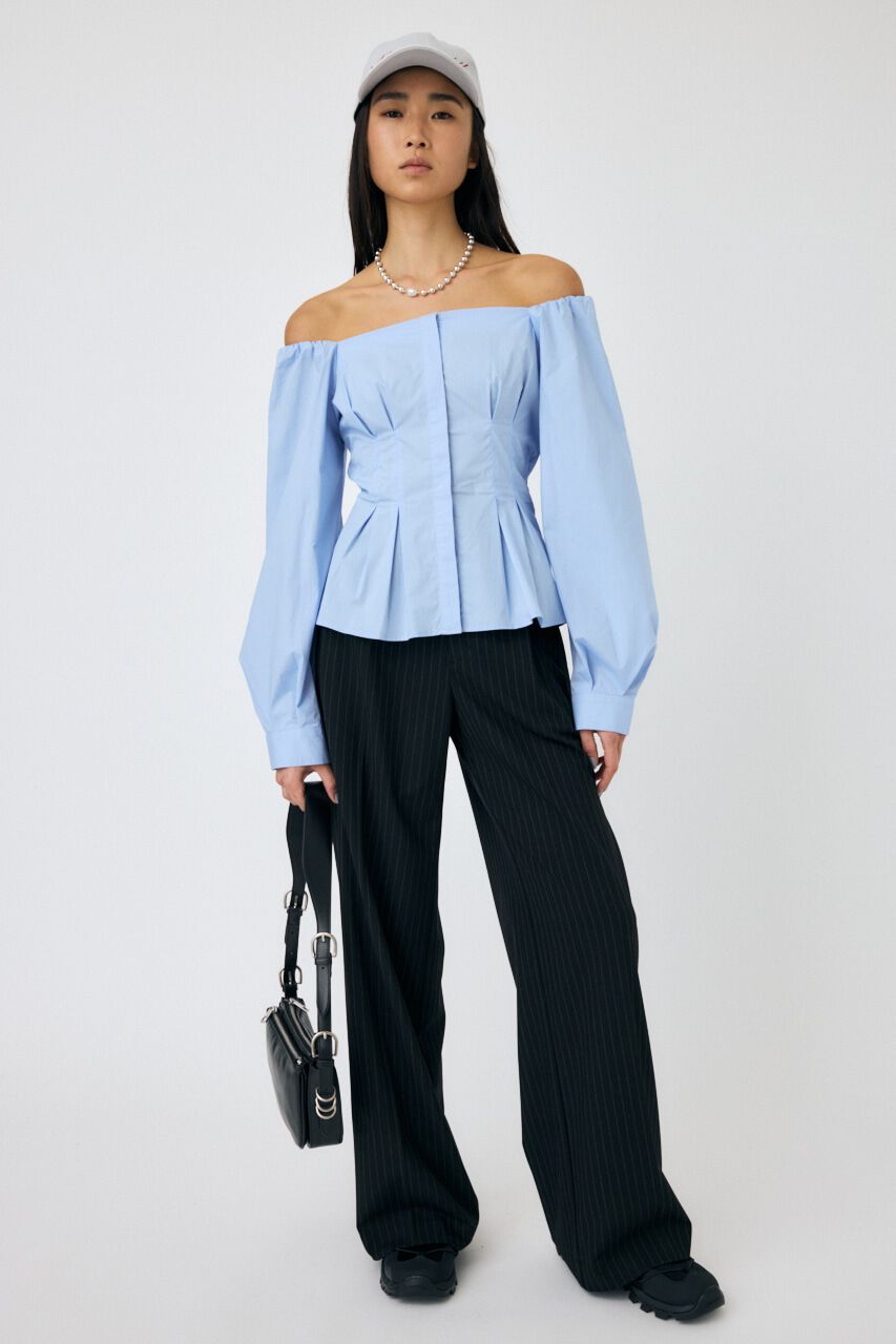 MOUSSY「OFF SHOULDER シャツ」|その他|