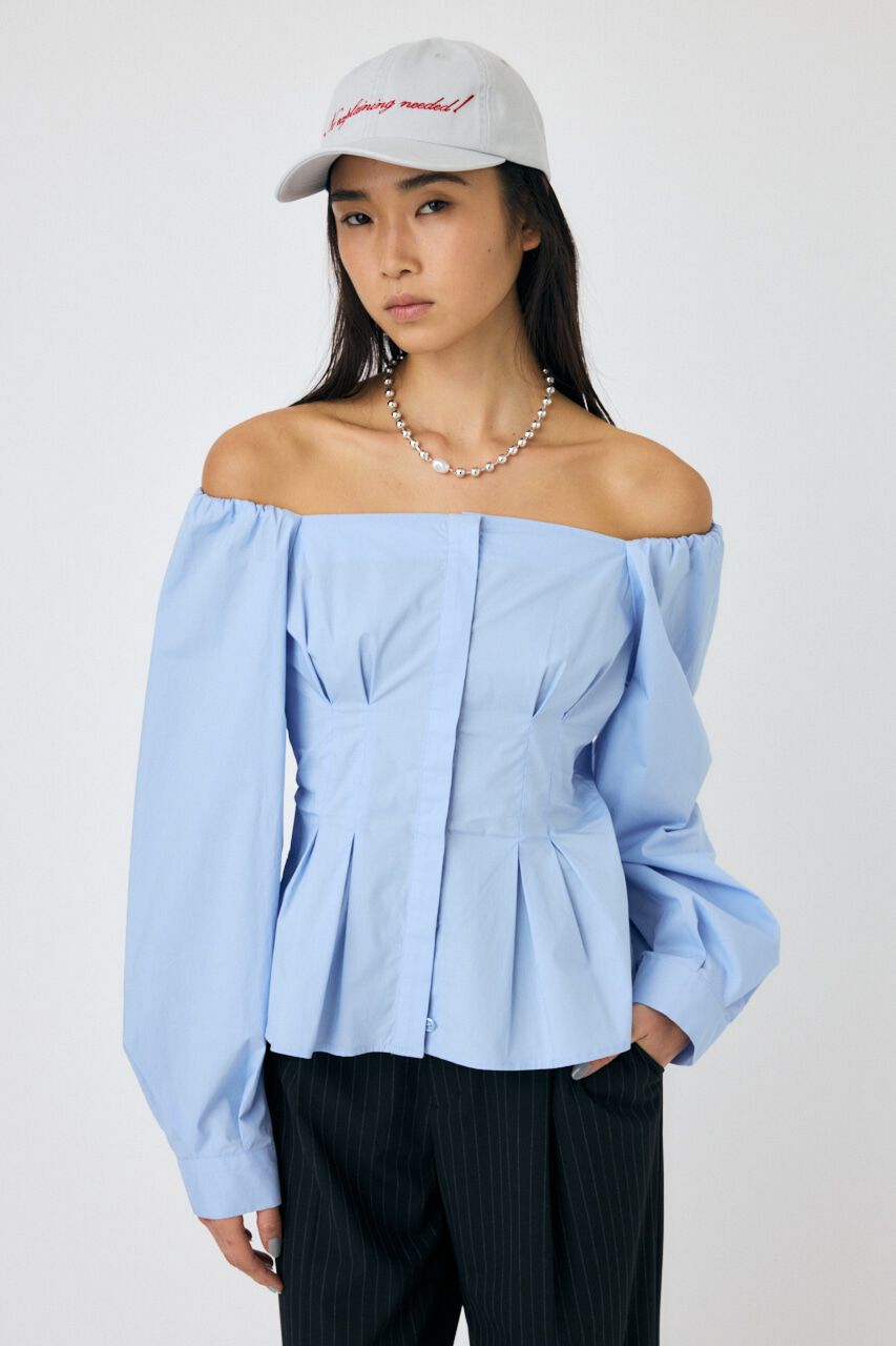 MOUSSY「OFF SHOULDER シャツ」|その他|