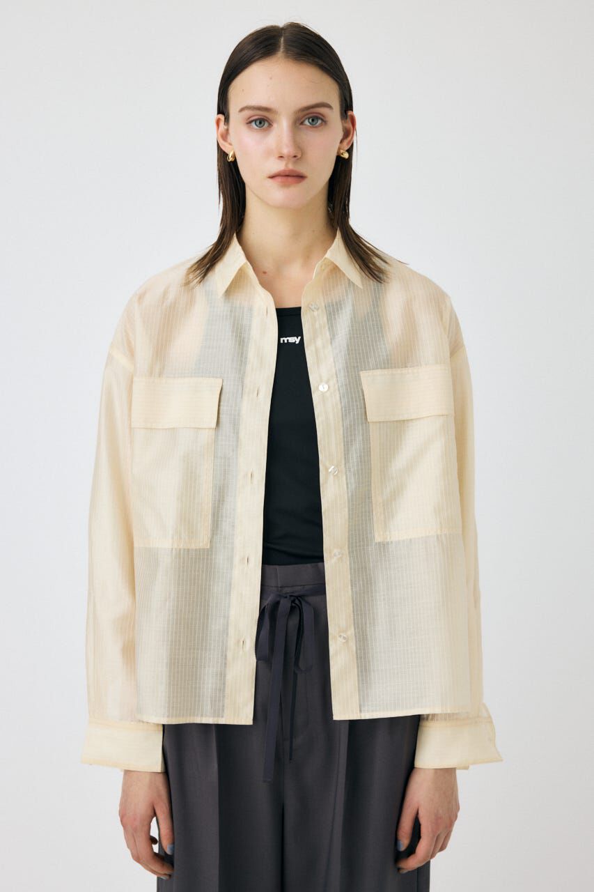 MOUSSY「RIP MILITARY シャツ」|シャツ・ブラウス|