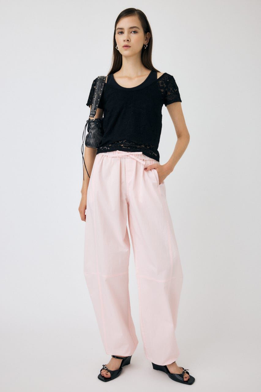 MOUSSY「LAYERED LACE トップス」|Tシャツ・カットソー|