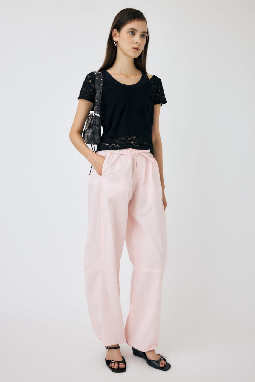 MOUSSY「LAYERED LACE トップス」|Tシャツ・カットソー|