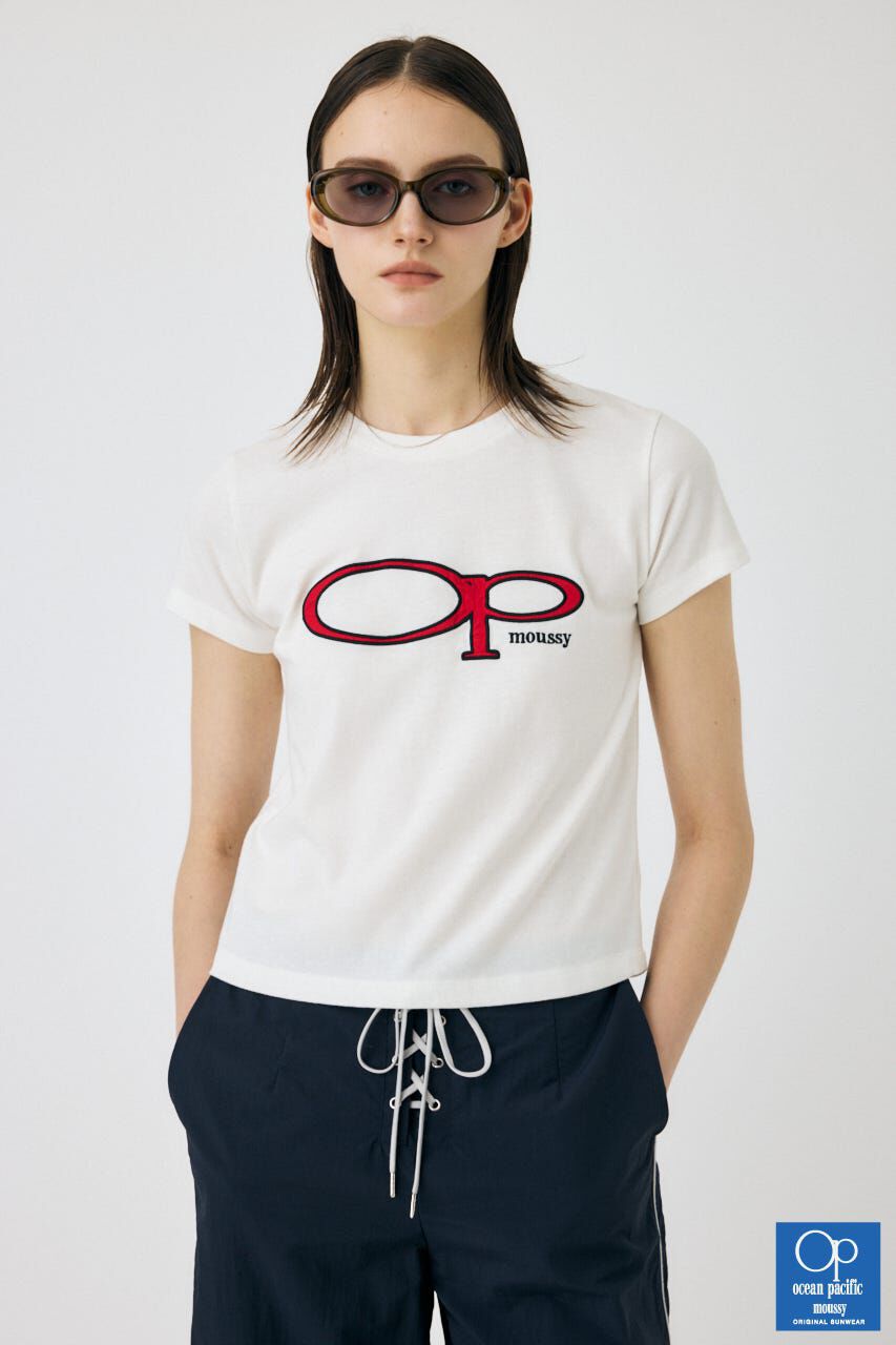 MOUSSY「OP OVAL マーク TEE」|Tシャツ・カットソー|O/WHT1