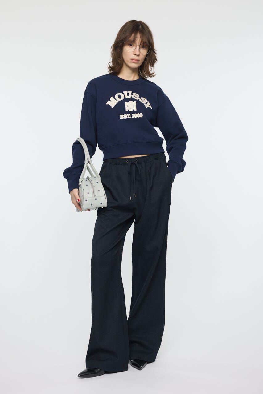 MOUSSY「MOUSSY F/LEATHER PATCH プルオーバー」|パーカー|