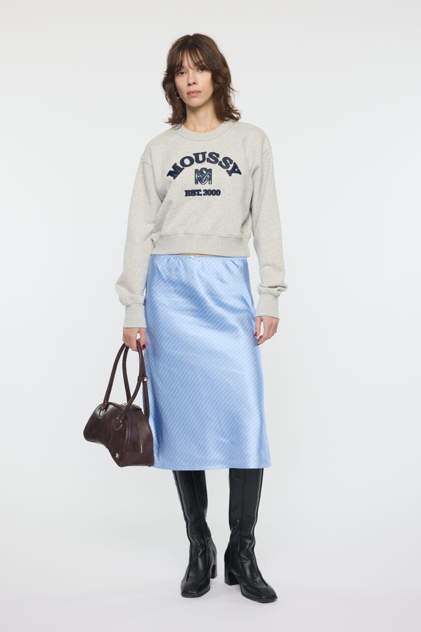 MOUSSY「MOUSSY F/LEATHER PATCH プルオーバー」|パーカー|