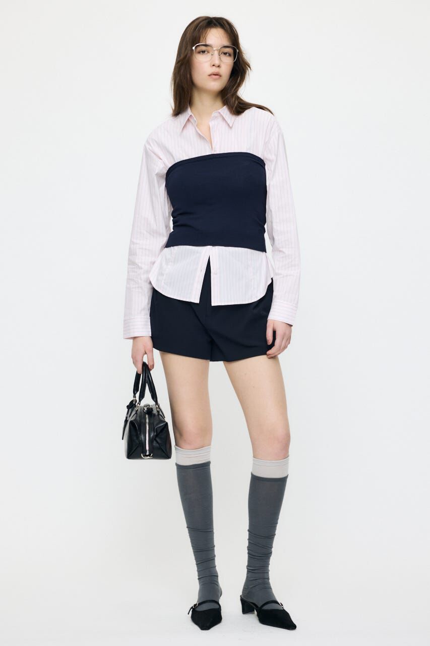 MOUSSY「OVER SHOULDER FIT シャツ」|シャツ・ブラウス|