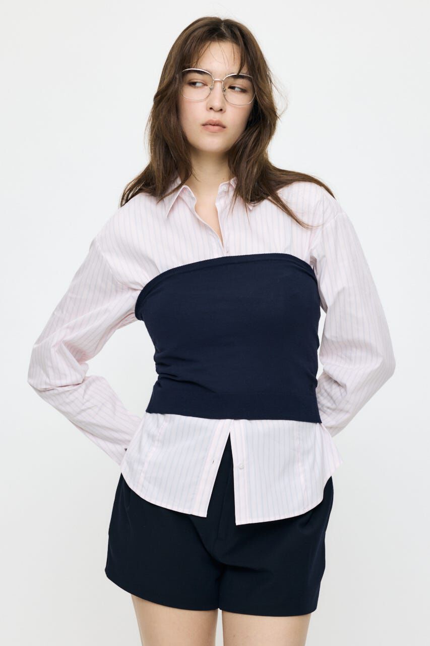 MOUSSY「OVER SHOULDER FIT シャツ」|シャツ・ブラウス|