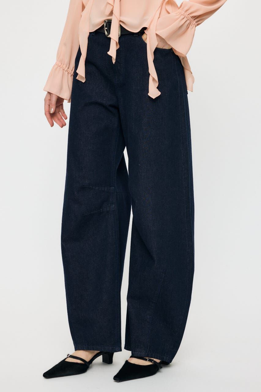 MOUSSY「HORSESHOE バギー」|デニム|