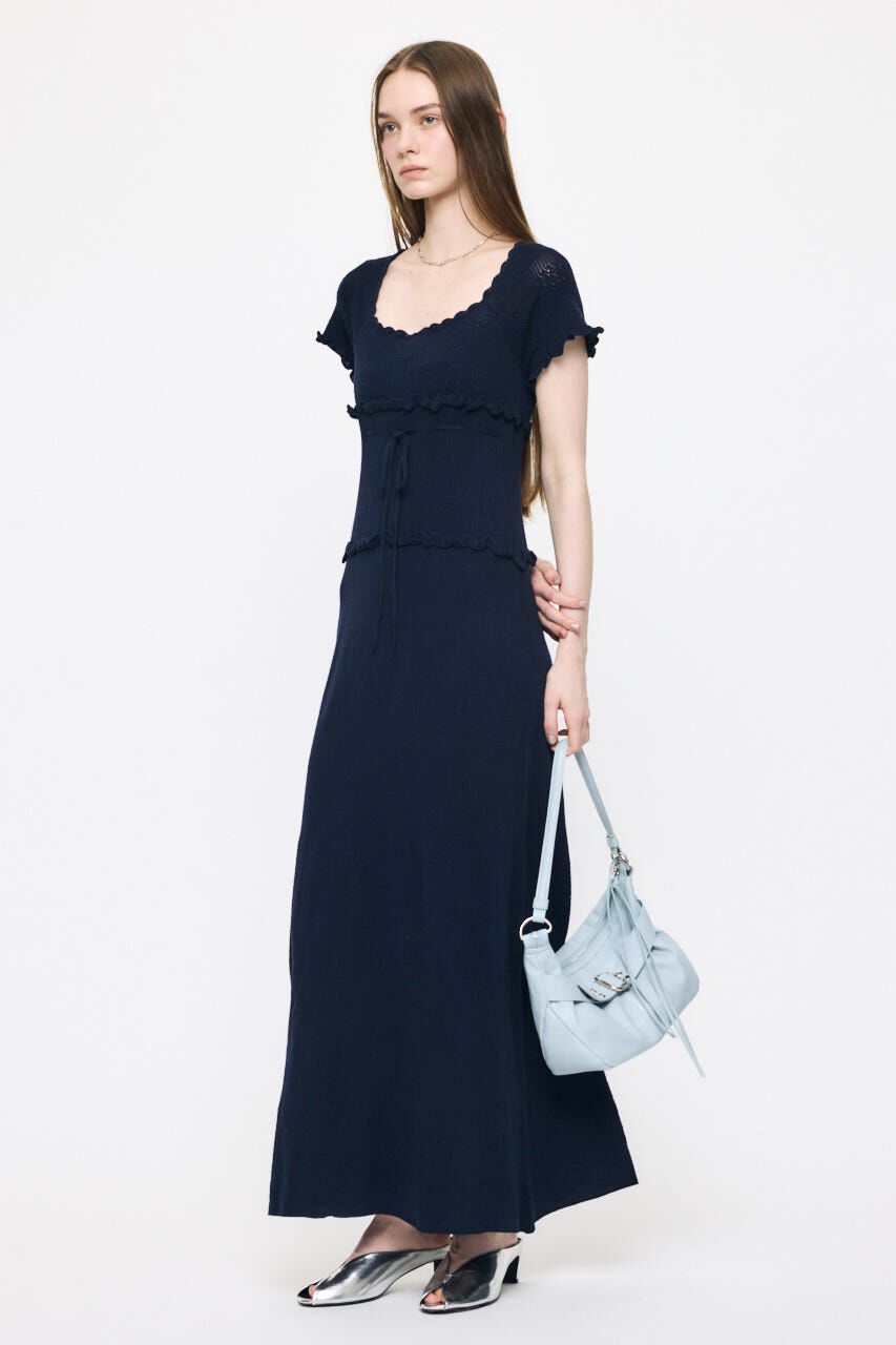 MOUSSY「MELLOW STITCH LONG ドレス」|ワンピース|
