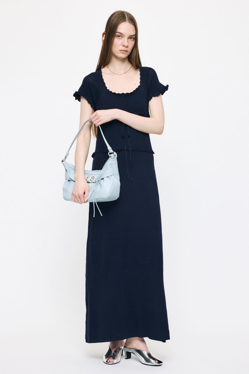 MOUSSY「MELLOW STITCH LONG ドレス」|ワンピース|