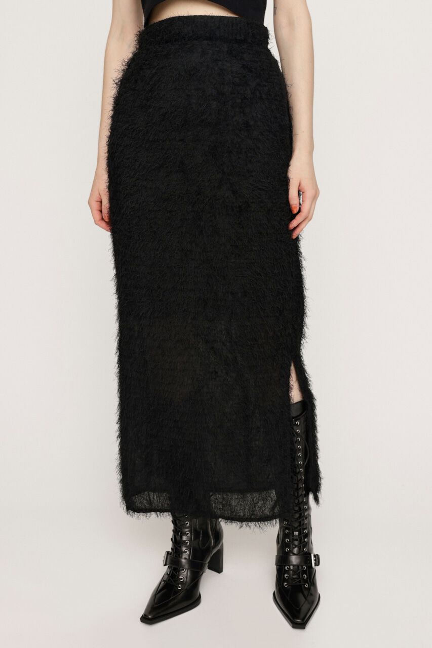 SLY「SHAGGY FRINGE I LINE スカート」|スカート|